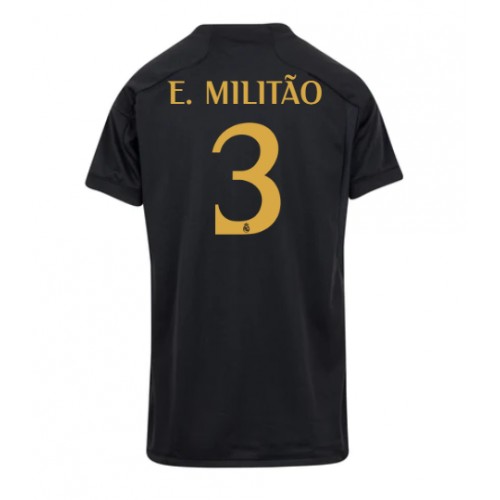 Dámy Fotbalový dres Real Madrid Eder Militao #3 2023-24 Třetí Krátký Rukáv